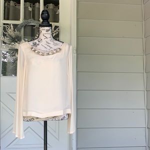 ottod’Ame long sleeve silk feel like blouse